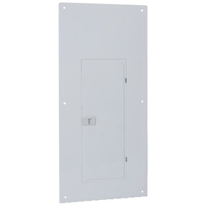 Square D: Replacement cover, Homeline, for 30 space load center with 125A mains, combination flush and surface, gray