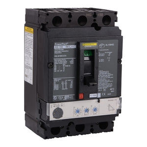 Square D: Circuit breaker, PowerPacT H, 150A, 3 pole, 600VAC, 18kA, lugs, Micrologic 3.2, 100%