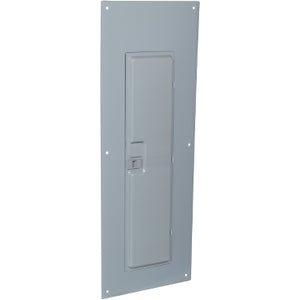 Square D: Replacement cover, QO, for 42 space load center with 3 phase main breaker, flush, gray