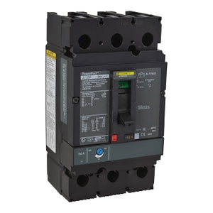 Square D: Circuit breaker, PowerPacT J, 225A, 3 pole, 600VAC, 18kA, lugs, thermal magnetic, 80%