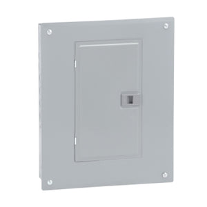 Square D: Load center, Homeline, 1 phase, 12 spaces, 24 circuits, 125A convertible main lugs, PoN, NEMA1, gnd bar, combo cover