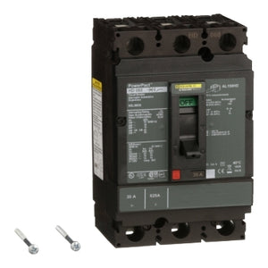 Square D: Circuit breaker, PowerPacT H, 35A, 3 pole, 600VAC, 14kA, lugs, thermal magnetic, 80%