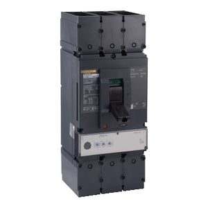 Square D: Circuit breaker, PowerPacT L, 400A, 3 pole, 600VAC, 25kA, lugs, MicroLogic 3.3S, 80%