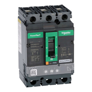 Square D: Circuit breaker, PowerPacT H, 60A, 3 pole, 600VAC, 18kA, lugs, Micrologic 3.2, 80%