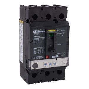 Square D: Circuit breaker, PowerPacT J, 250A, 3 pole, 600VAC, 14kA, lugs, Micrologic 3.2, 80%