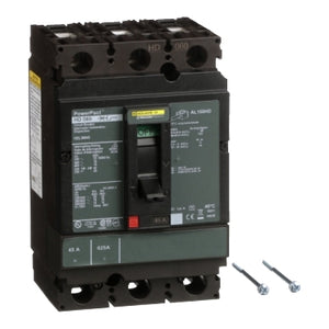 Square D: Circuit breaker, PowerPacT H, 45A, 3 pole, 600VAC, 14kA, lugs, thermal magnetic, 80%