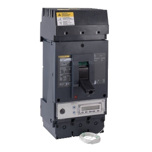 Square D: Circuit breaker, PowerPacT L, 600A, 3 pole, 600VAC, 18kA, I-Line, MicroLogic 6.3A, 80%, ABC