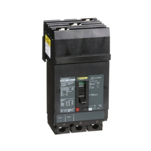 Square D: Circuit breaker, PowerPacT H, 30A, 3 pole, 600VAC, 25kA, I-Line, thermal magnetic, 80%, ABC
