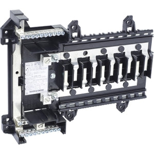 Square D: Load center interior, QO, 1 phase, 8 spaces, 16 circuits, 150A convertible main breaker, NEMA3R, feedthru lugs, UL
