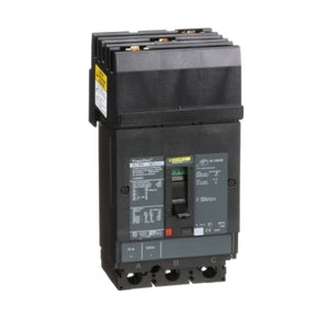 Square D: Circuit breaker, PowerPacT H, 15A, 3 pole, 600VAC, 25kA, I-Line, thermal magnetic, 80%, ABC