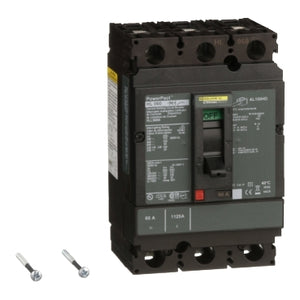 Square D: Circuit breaker, PowerPacT H, 60A, 3 pole, 600VAC, 50kA, lugs, thermal magnetic, 80%