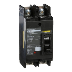 Square D: Circuit breaker, PowerPacT Q, 200A, 2 pole, 240VAC, 65kA, lugs, thermal magnetic, 80%, bottom of panel [TAA]