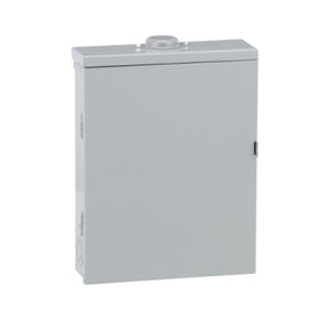 Square D: Load center, QO, 3 phase, 12 spaces, 12 circuits, 125A fixed main lugs, NEMA3R, gnd bar