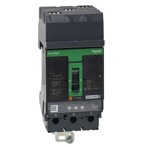 Square D: Circuit breaker, PowerPacT J, 250A, 3 pole, 480VAC, 35kA, I-Line, Micrologic 3.2S, 80%, ABC, mission critical