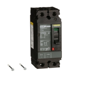 Square D: Circuit breaker, PowerPacT H, 60A, 2 pole, 600VAC, 14kA, lugs, thermal magnetic, 80%