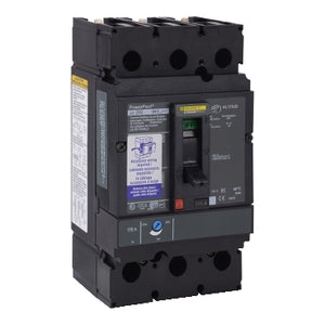 Square D: Circuit breaker, PowerPacT J, 200A, 3 pole, 600VAC, 25kA, lugs, thermal magnetic, 80%, shunt