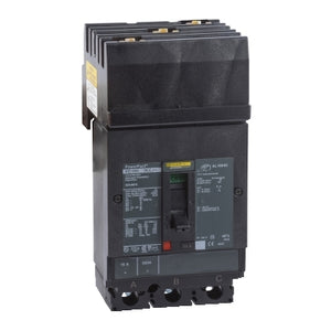 Square D: Circuit breaker, PowerPacT H, 15A, 3 pole, 600VAC, 14kA, I-Line, thermal magnetic, 80%, ABC