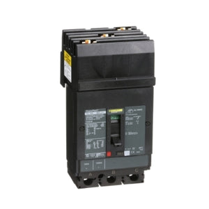 Square D: Circuit breaker, PowerPacT H, 100A, 3 pole, 600VAC, 25kA, I-Line, thermal magnetic, 80%, ABC
