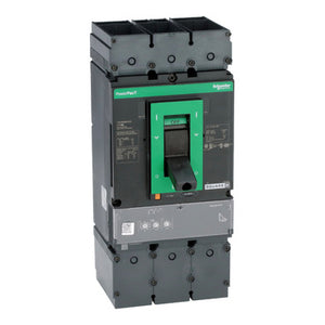 Square D: Circuit breaker, PowerPacT L, 400A, 3 pole, 600VAC, 18kA, lugs, MicroLogic 3.3S, 80%