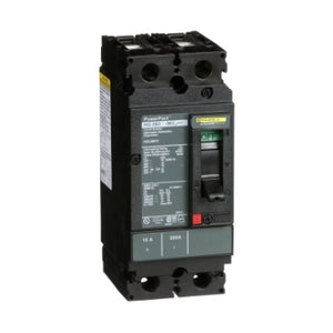 Square D: Circuit breaker, PowerPacT H, 15A, 2 pole, 600VAC, 18kA, lugs, thermal magnetic, 80%