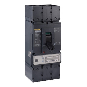 Square D: Circuit breaker, PowerPacT L, 600A, 3 pole, 480VAC, 35kA, lugs, MicroLogic 5.3A, 80%, mission critical