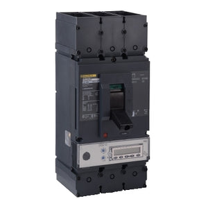 Square D: Circuit breaker, PowerPacT L, 400A, 3 pole, 600VAC, 18kA, lugs, MicroLogic 6.3A, 80%