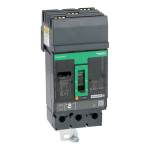 Square D: Circuit breaker, PowerPacT J, 225A, 3 pole, 600VAC, 50kA, I-Line, thermal magnetic, 80%, ABC