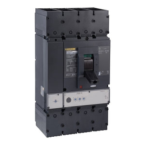 Square D: Circuit breaker, PowerPacT L, 600A, 3 pole, 600VAC, 50kA, lugs, MicroLogic 3.3S, 80%