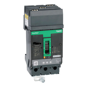 Square D: Circuit breaker, PowerPacT J, 250A, 3 pole, 600VAC, 18kA, I-Line, Micrologic 3.2S, 80%, ABC