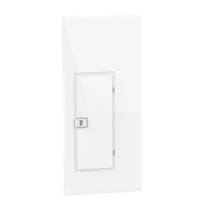 Square D: Replacement cover, QO, for 30 space load center, flush, wide gutter, white