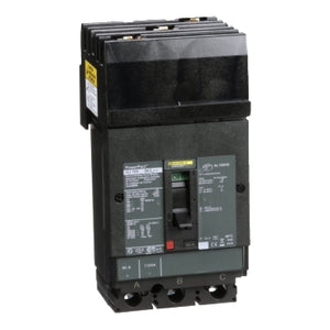 Square D: Circuit breaker, PowerPacT H, 90A, 3 pole, 600VAC, 25kA, I-Line, thermal magnetic, 80%, ABC