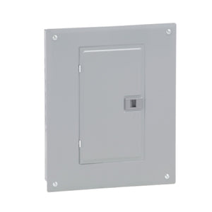 Square D: Load center, Homeline, 1 phase, 12 spaces, 24 circuits, 100A convertible main breaker, PoN, NEMA1, combo cover