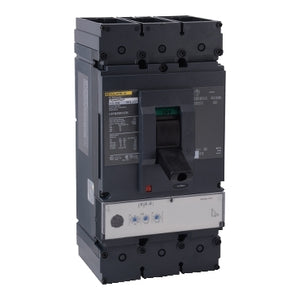 Square D: Circuit breaker, PowerPacT L, 250A, 3 pole, 600VAC, 18kA, busbar, MicroLogic 3.3S, 100%