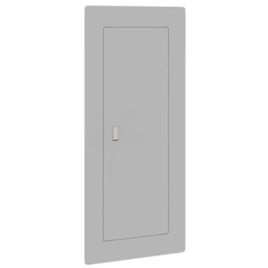 Square D: Replacement cover, QO, for 42 space load center, mono flat, combination flush and surface, gray