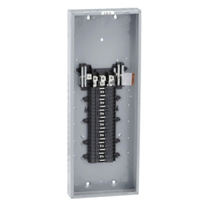 Square D: Load center, QO, 3 phase, 42 spaces, 42 circuits, 225A fixed main lugs, NEMA1, gnd bar