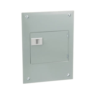 Square D: Load center, QO, 1 phase, 6 spaces, 12 circuits, 100A fixed main lugs, NEMA1, door flush cover