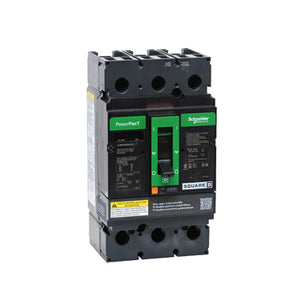 Sqaure D: Automatic switch, PowerPacT J, 225A, 3 pole, 600VAC, 18kA, lugs, magnetic