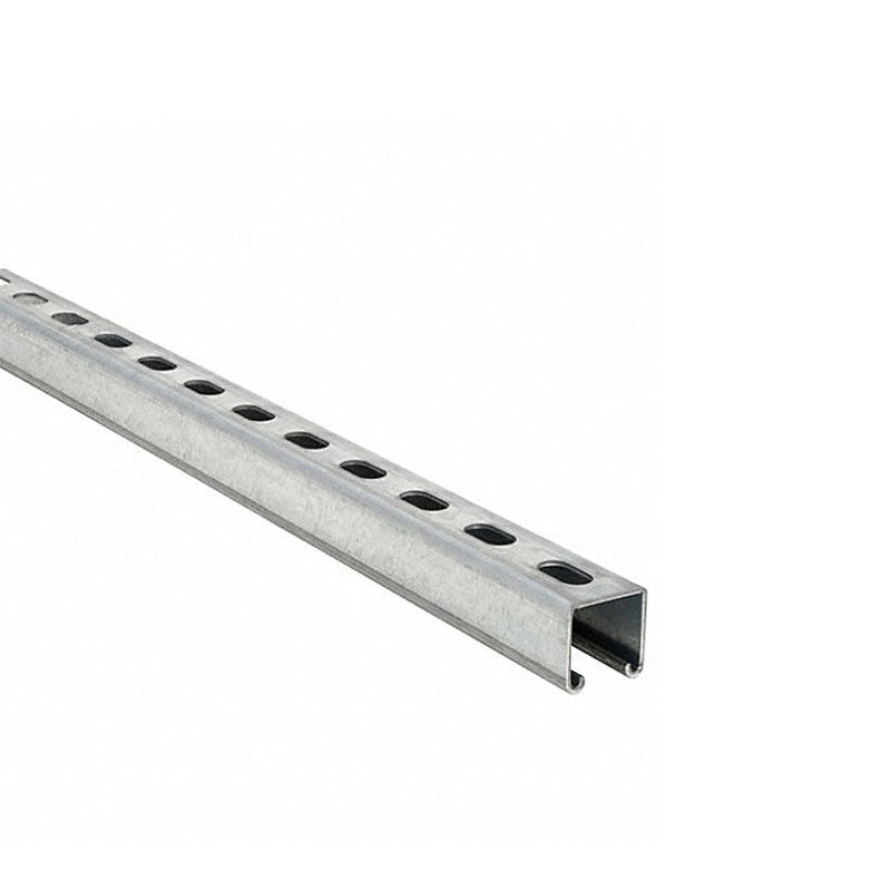 Pre-Galvanized 14 Gauge Shallow Slotted Strut - 1-5/8
