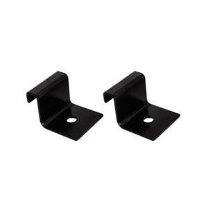 Launch 3: 1-1/2" Cable Rack Stringer Wall Clip, Black, 2-1/2" Length