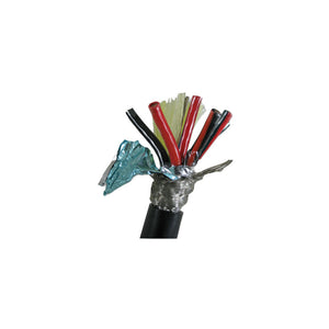 6 AWG 6C Stranded TC PVC/Nylon + 8 AWG Ground w/ Tinned Copper Braid Shield