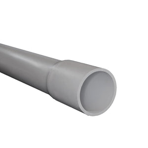 2-1/2" Schedule 40 PVC Conduit, Bell End, 10ft