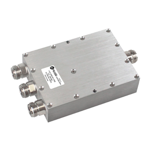 Microlab: 3-Way GNSS Splitter 1100-1650MHz 5W N-Type Indoor DC Pass All Ports