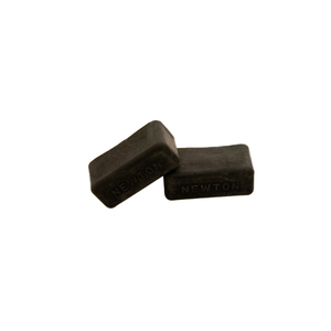 Newton: Rubber Channel Endcap, Black, 2" x 9/16" x 3/16"