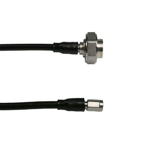 1/2" L3-LDFC-12 Jumper, NEX10 Male to DIN Male, 15ft
