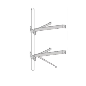 Rohn: WM24D Double Wall Mount with 24" Standoff