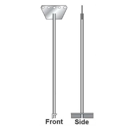 Rohn: Guy Anchor Rod, 5855 1.25" Diameter x 16' Length