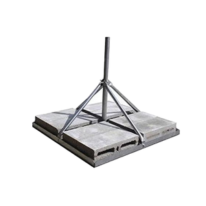 Rohn: Non-Penetrating Roof Mount, 2-3/8" OD x 5' H Mast