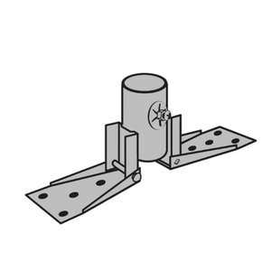 Rohn: UM50 Ridge Roof Mount for Masts up to 2-1/4" OD