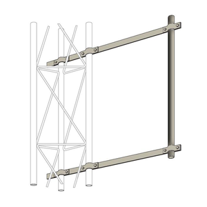 Rohn: SA253UA Universal Side Arm Mount with 2.25" OD x 3ft Pipe