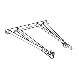 Rohn: HBUTVRO 25G, 45G and 55G Universal Heavy-Duty House Bracket, 18" to 36"